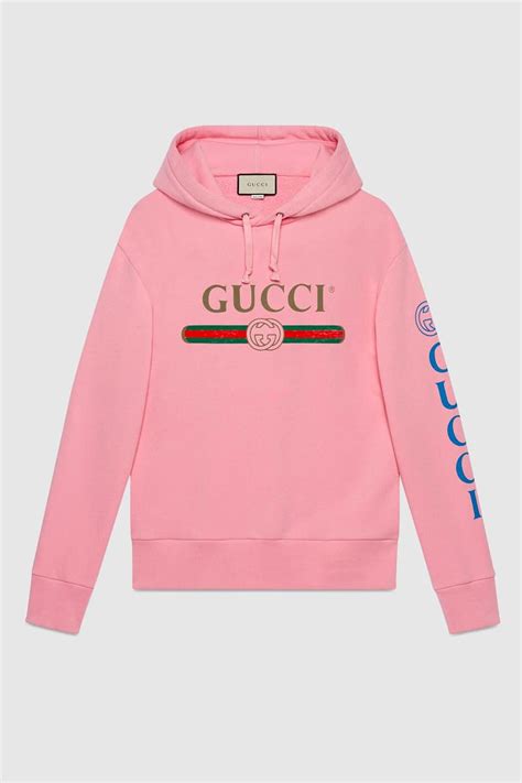 gucci pink shirts|pink Gucci hoodie.